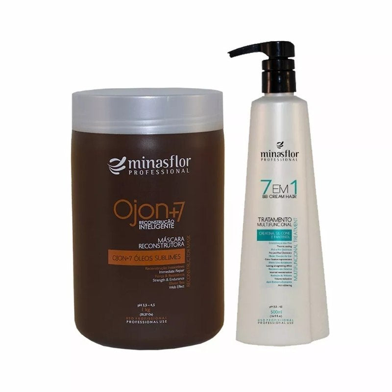 Ojon Reconstruction Mask Kit +7 Oils + 7in1 Multifunctional