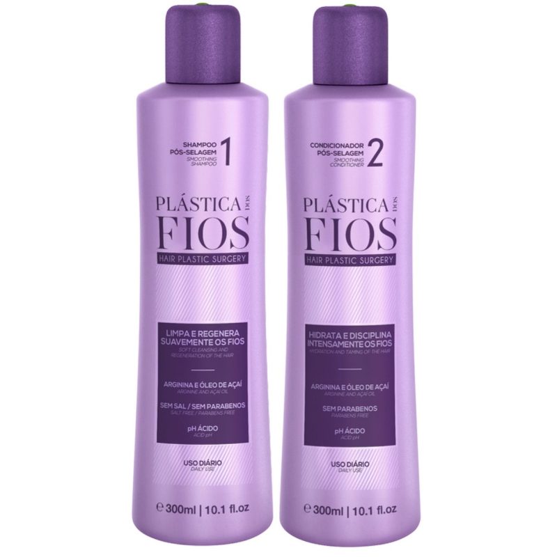 Home Care Kit Cadiveu Plástica Dos Fios - Shampoo and Conditioner