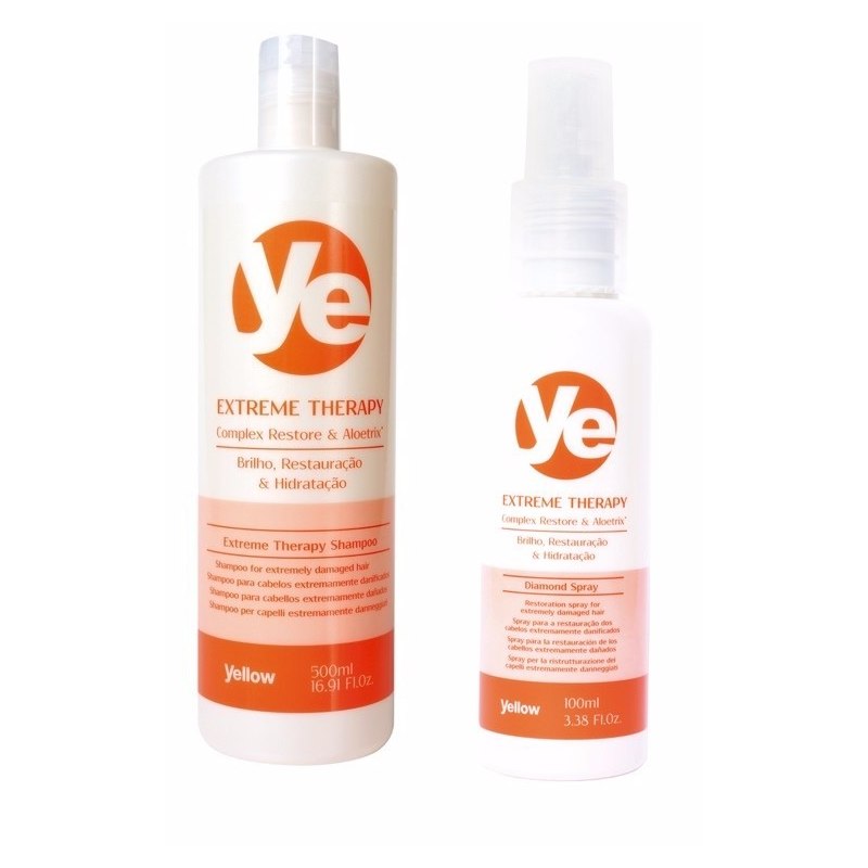 Yellow Extreme Therapy Shampoo & Restorative Spray Kit