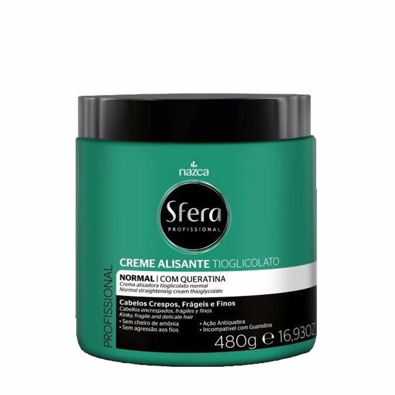 Nazca Sfera Crema Alisadora Tioglicolato - Normal 480g
