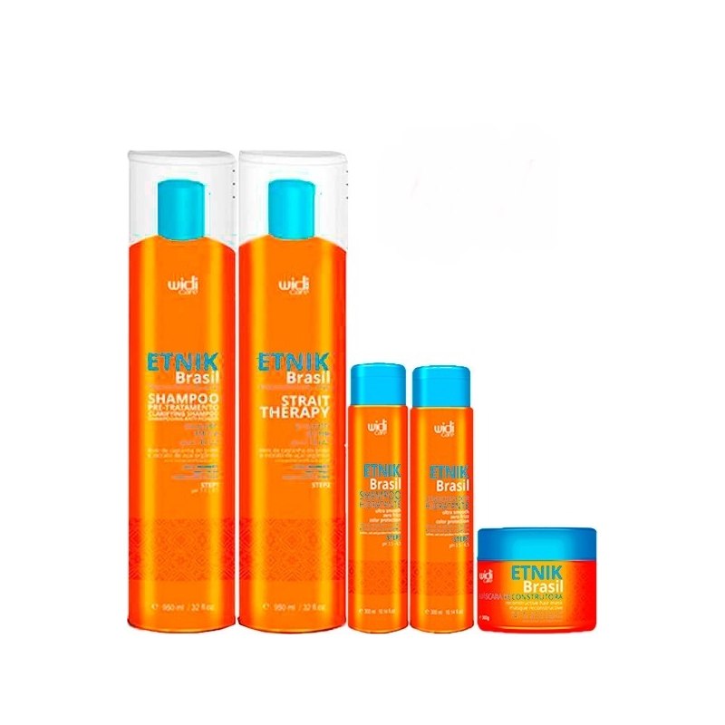 Etnik Brasil Kit Cepillo Progresivo 2x1+ Kit Mantenimiento Widi