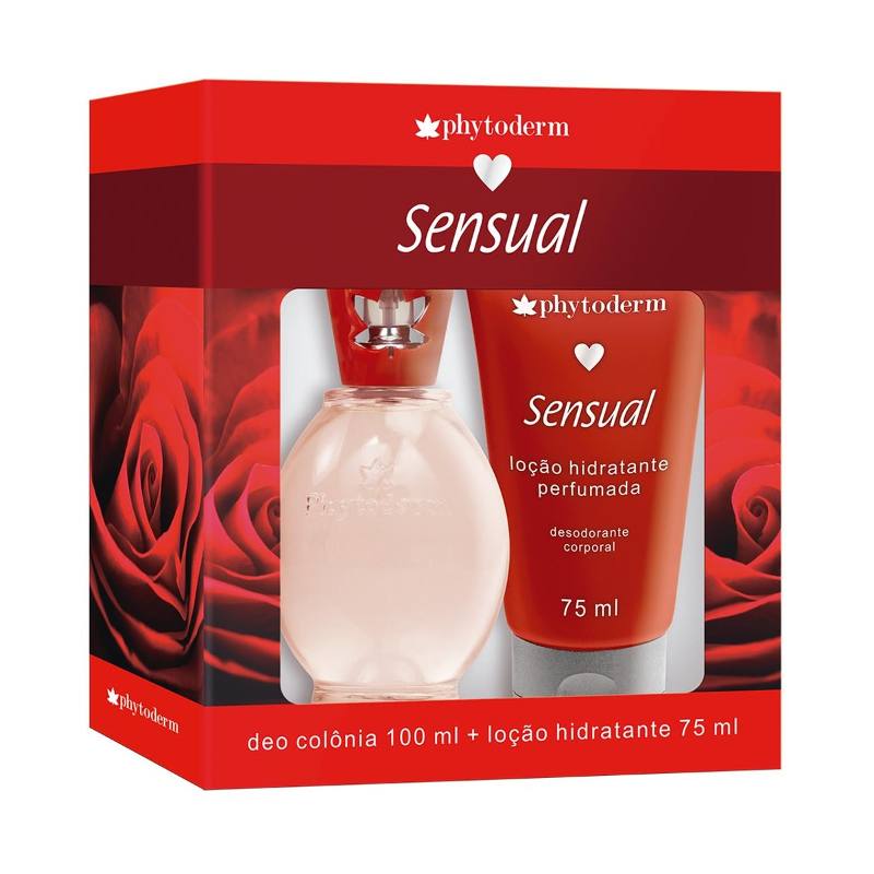 Sensual Cologne Kit 100ml & Phytoderm Moisturizing Lotion 75ml