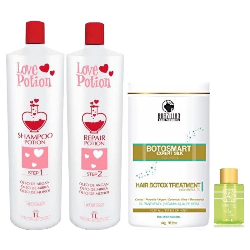 Progressive Love Potion Potion + Brazilian Botox 1kg + Oil