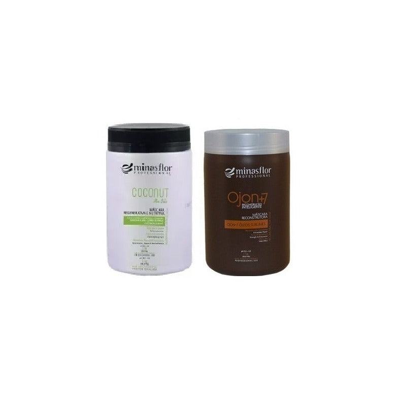 Ojon Mascara 1kg + Coconut Mascara 1kg + Gift + Shipping