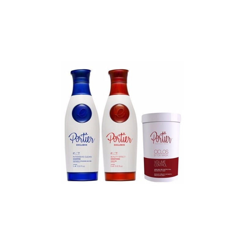 Portier Fine Escova Progressiva 2x1l + Botox Ciclos Mask 1kg
