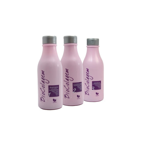 Manga Rosa Biocolagem Shampoo Conditioner Leave 3x230ml