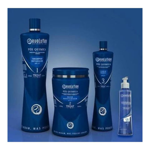 Kit de tratamiento posquímico de 4 pasos Evolution