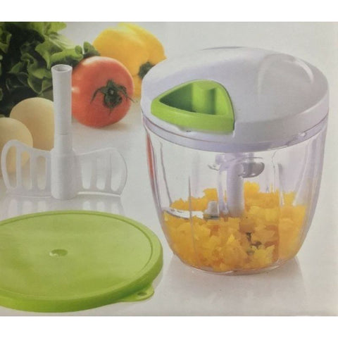 Procesador Triturador de Alimentos Manual 5 Cuchillas 900ml