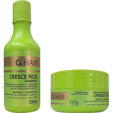 G Hair Kit Crece el Cabello Champú 250ml + Mascarilla 250g 
