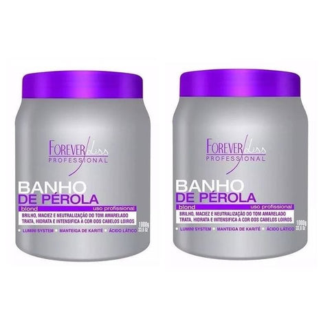 Kit Con 02 Baños De Perlas De 1 Kg-forever Liss 