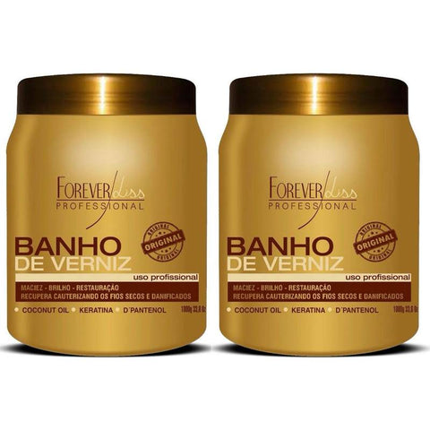 Forever Liss Kit Barniz Mascarilla Baño 2 X 1kg