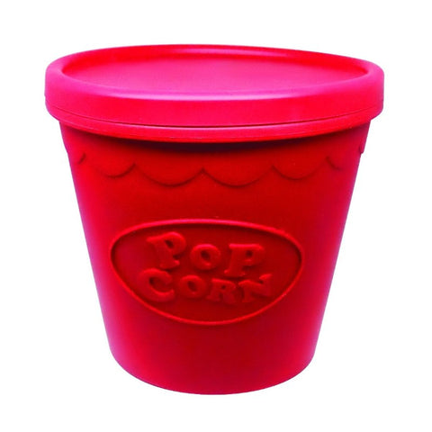 Práctico fabricante de palomitas de maíz para microondas de silicona roja