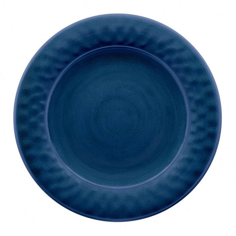 Tarhong Blue Cracked Melamine Dinner Plate 27cm