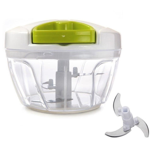Kit 3 Mini Robot De Cocina Manual 3 Cuchillas