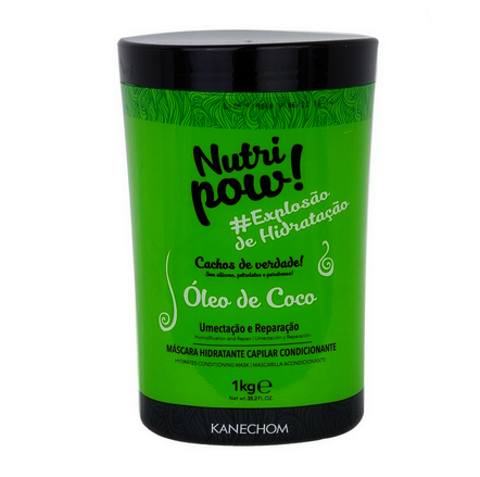 Kanechom Nutri Pow Óleo De Coco Cachos de Verdade 1KG