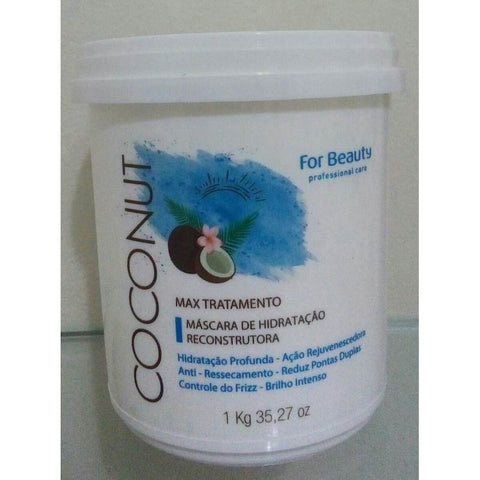 Mascarilla Hidratante Reconstructora Coconut For Beauty 1kg