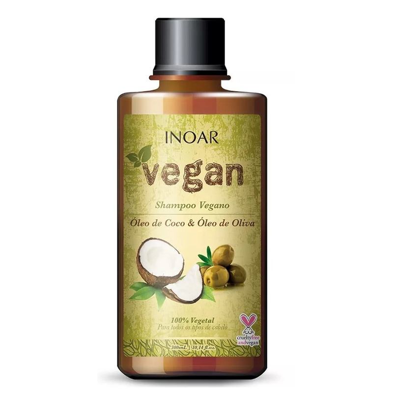 Inoar Vegan Shampoo 300ml 100% Vegetable