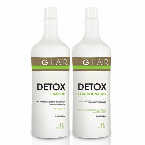 G Hair Kit Detox Shampoo + Conditioner 2x1 Liter 