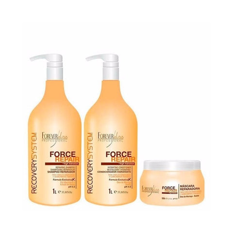 Forever Liss Force Repair Sha Kit + Condi 1l + Mask 500g