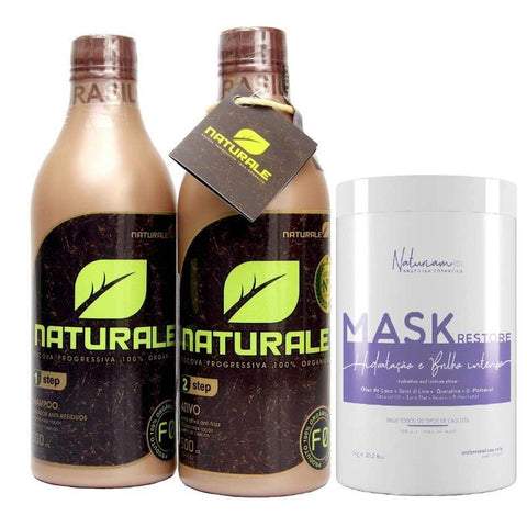 Naturale Progressiva Organica Naturale 2x500ml + Mascarilla 1kg