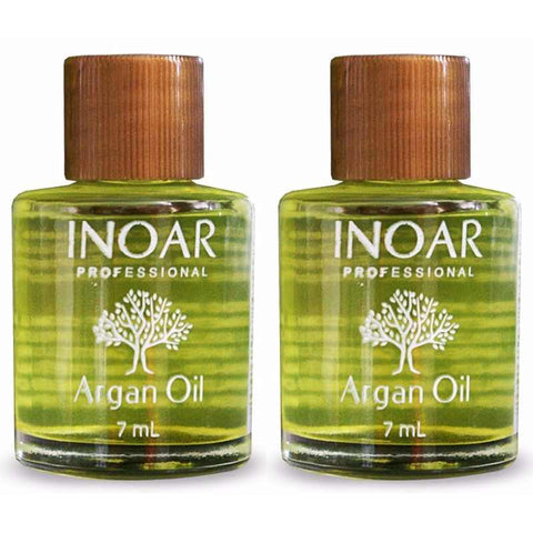 Inoar Argan Oil System Óleo De Argan Sérum Kit 2x7ml