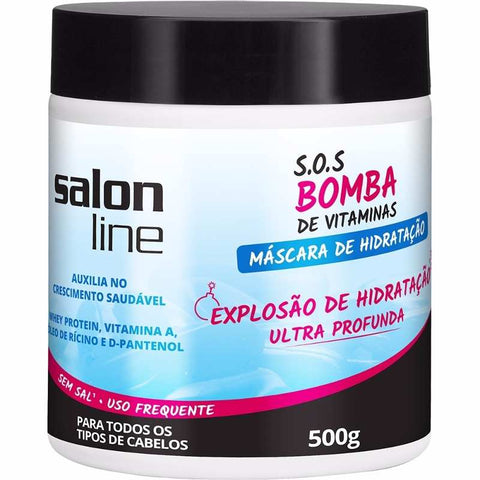 Mascarilla Sos Salon Line - Bomba Vitaminada 500g + Regalo