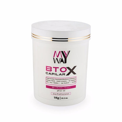 My Way Botox Capilar 10 Em 1 Sistema Bb Cream Brilho 1kg