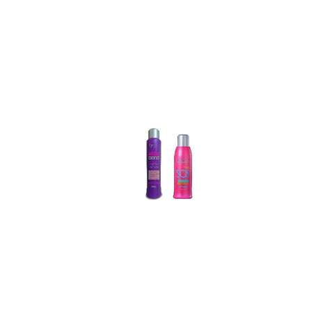 Kit=01 Sos Anti Emb.+01 Tinte Mega Rubio Morado 