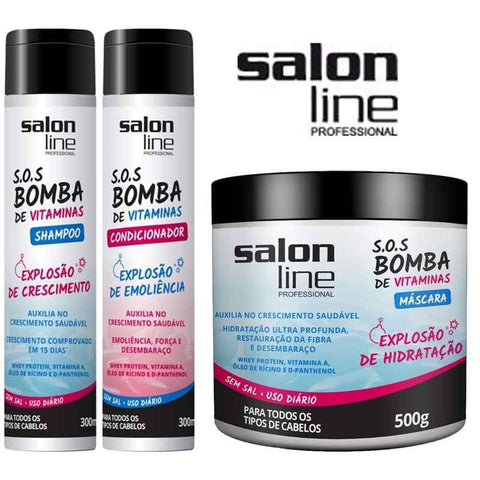 Kit de bomba de vitaminas Sos Salon Line