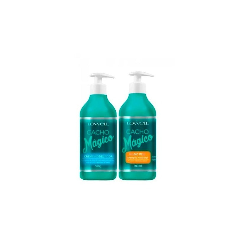 Functional Shampoo + Styling Cream - Cacho Mágico 2x500ml