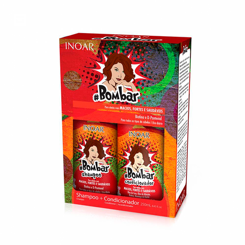 Inoar Bombar Shampoo and Conditioner kit 250ml