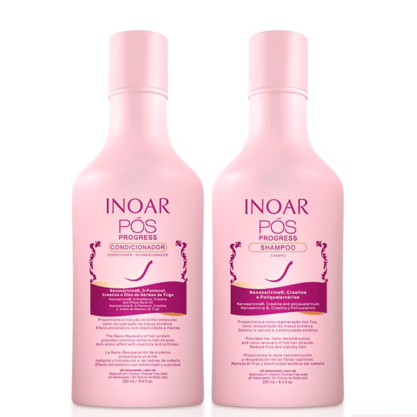 Inoar Post Progress Duo Kit Shampoo + Conditioner 250ml